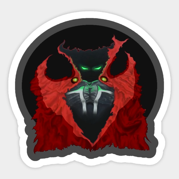 Spawn Sticker by HelmetCards